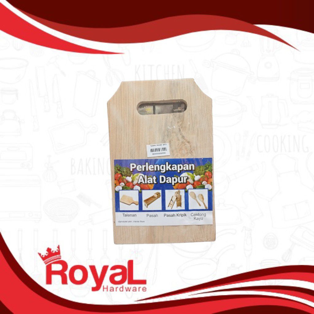 TELENAN KAYU KOTAK KECIL/TATAKAN POTONGAN SAYUR BUAH DAGING