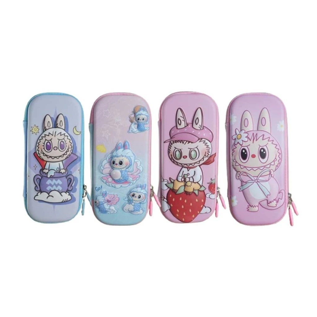 

KOTAK PENSIL / TEMPAT PENSIL / PENCIL CASE HARDCASE 005 LABUBU SLETING GAMBAR TIMBUL