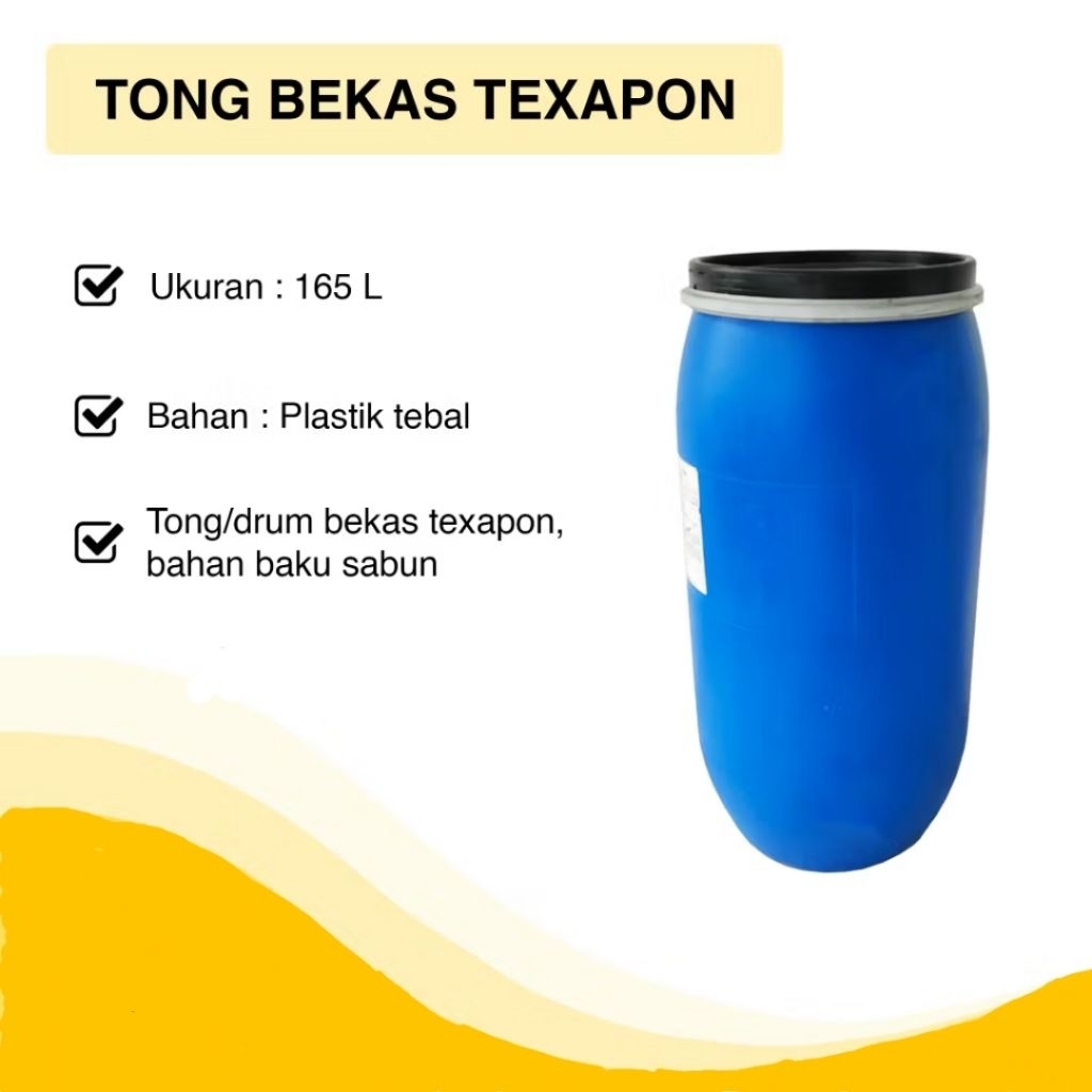 Tong Bekas/Drum Bekas/Drum 165L(Khusus Gojek)