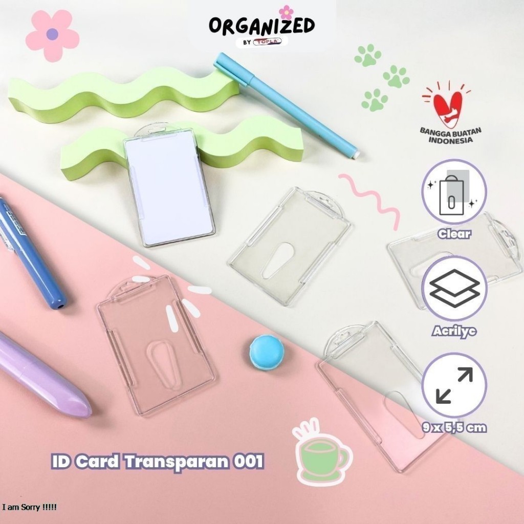 

Id Card Akrilik / tempat kartu nama / name tag
