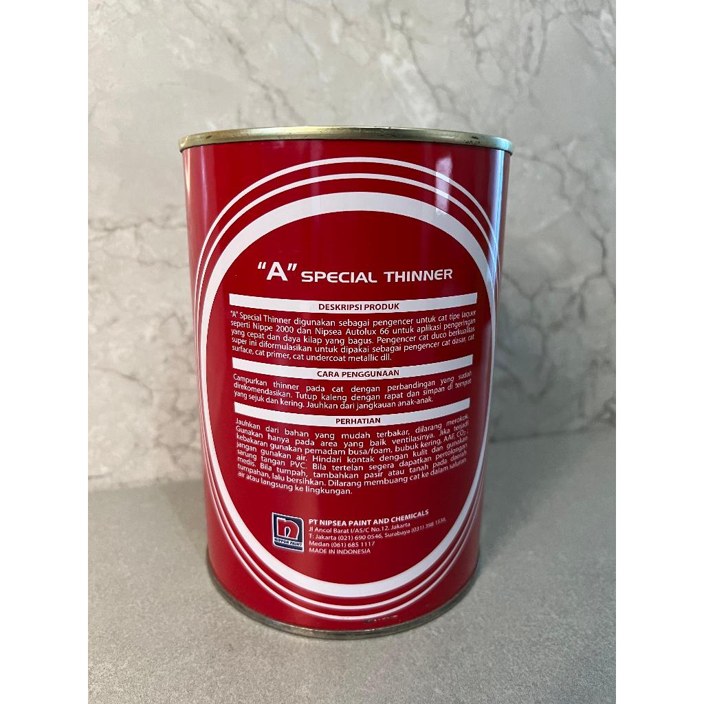 

Nippon Paint 'A' Special Thinner Lilin 1L / Thinner Nippon / Minyak cat 1 liter / Nippon super thinner
