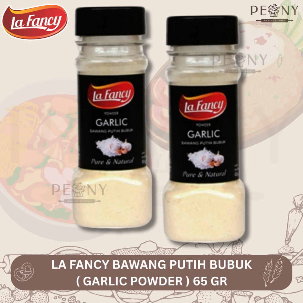 

LA FANCY BAWANG PUTIH BUBUK (GARLIC POWDER) 65 GR