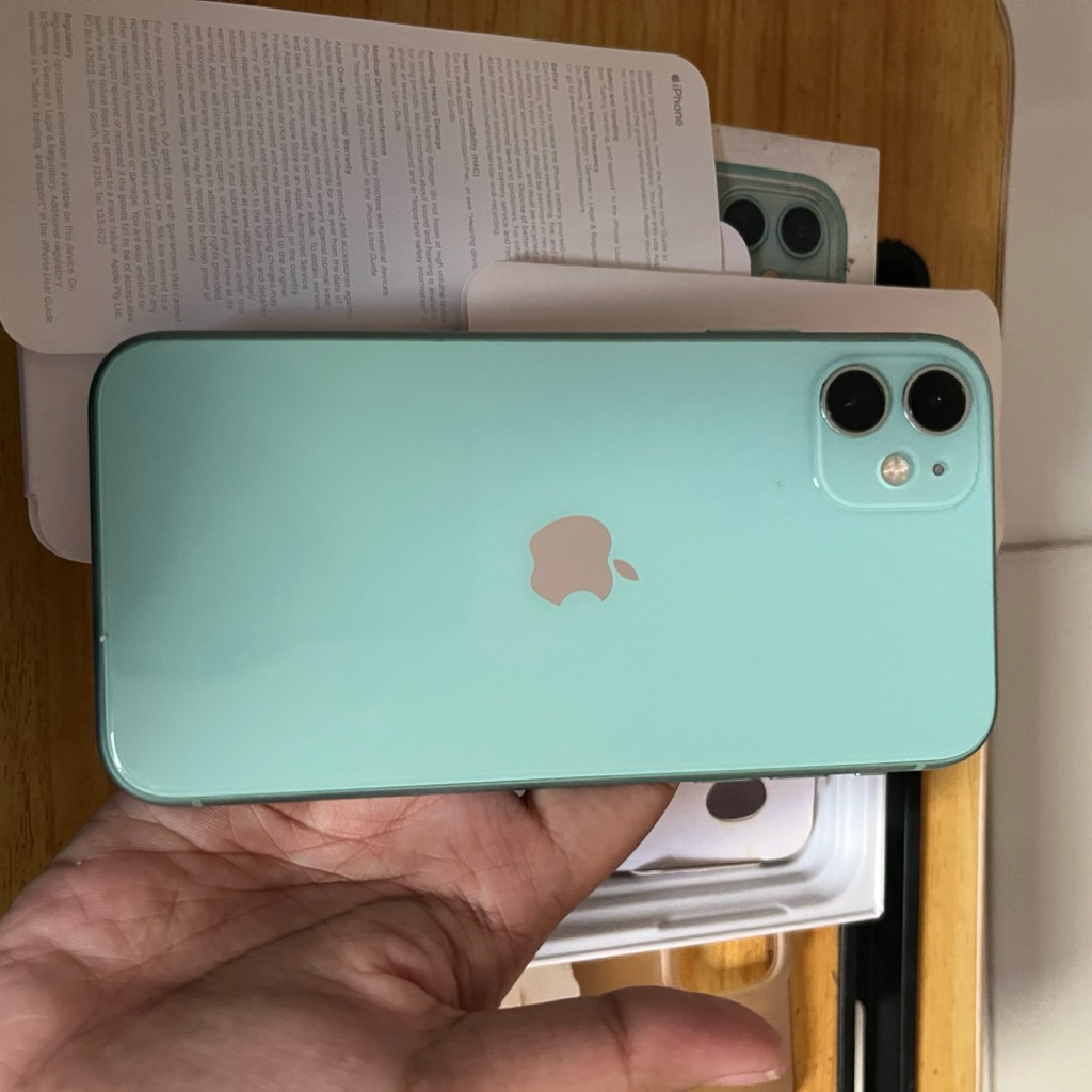 Iphone 11 64 gb Green, Second, Bekas, Ex Inter LLA
