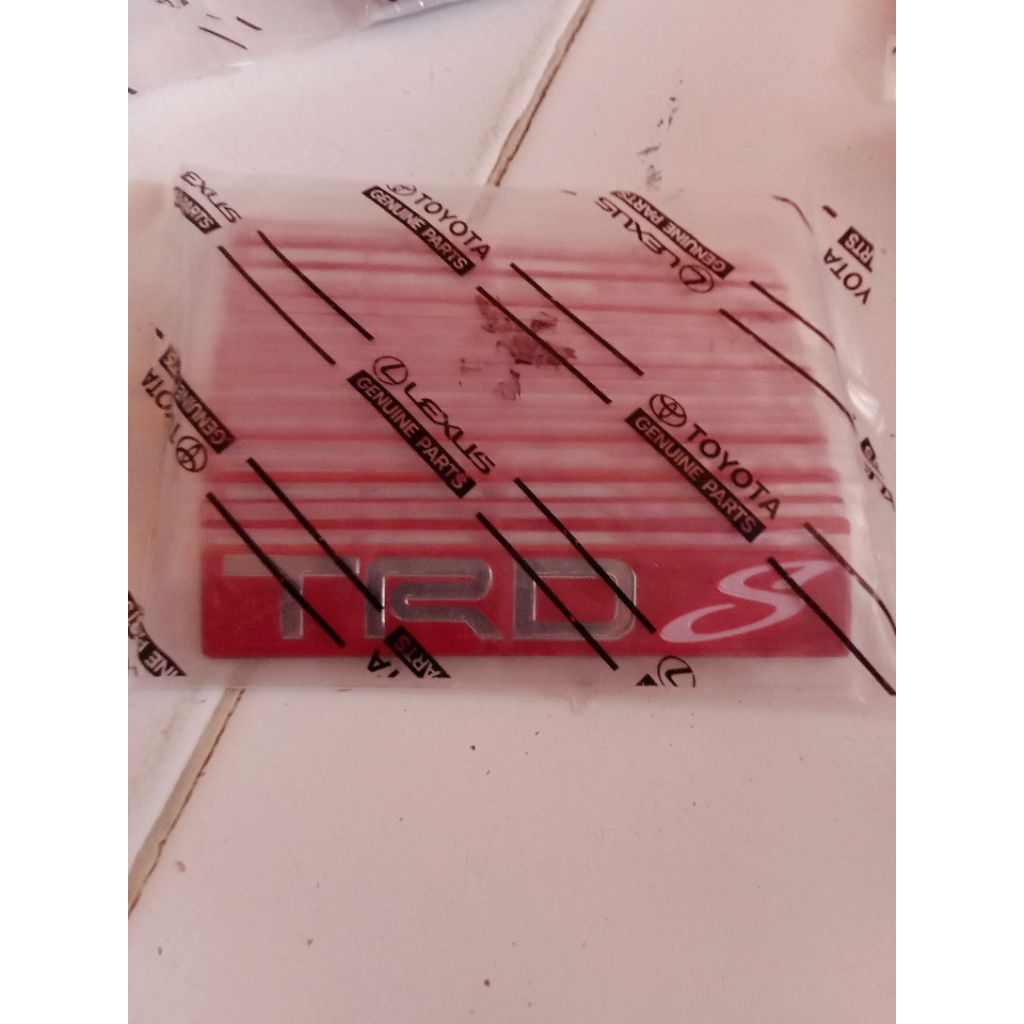 emblem TRD S Agya original