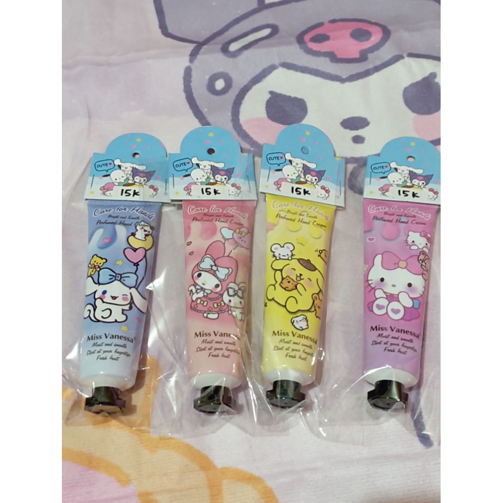 hand cream pewangi tangan sanrio travel lucu wangi