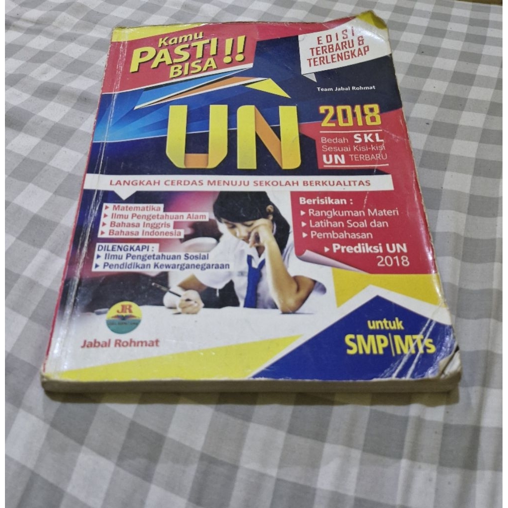 buku bekas latihan soal un smp