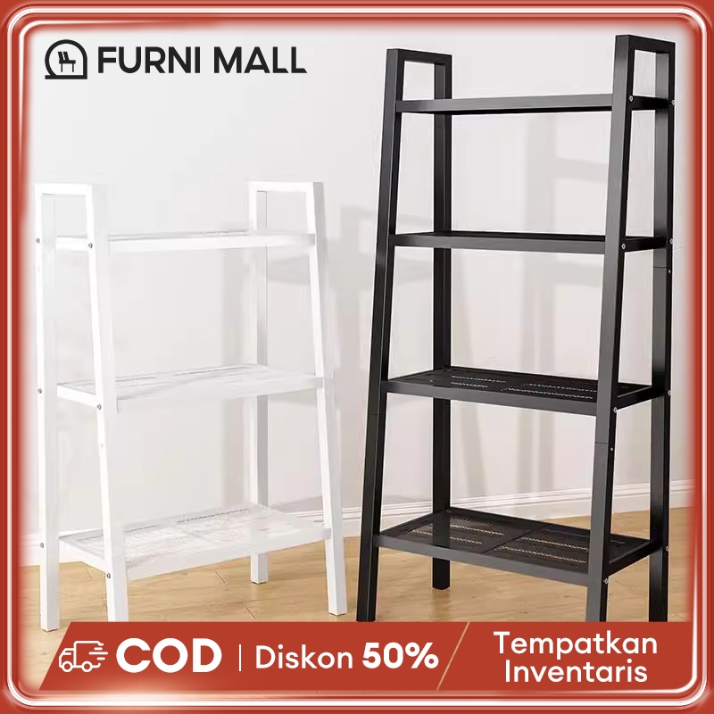 Rak besi susun Rak Pajangan Minimalis Rak Penyimpanan Rak Besi 5 Tingkat Rak Bunga