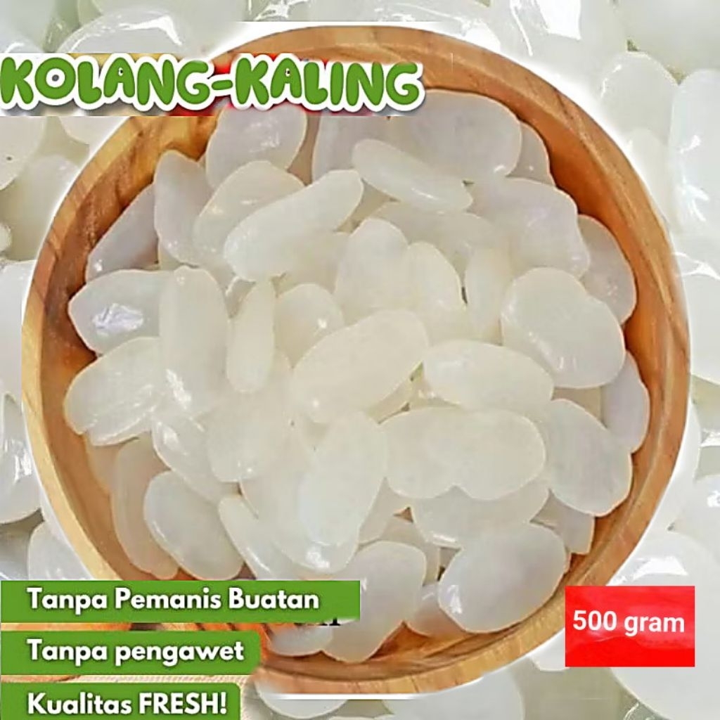 

Biji Kolang Kaling Super 500 Gram Pres Kenyal
