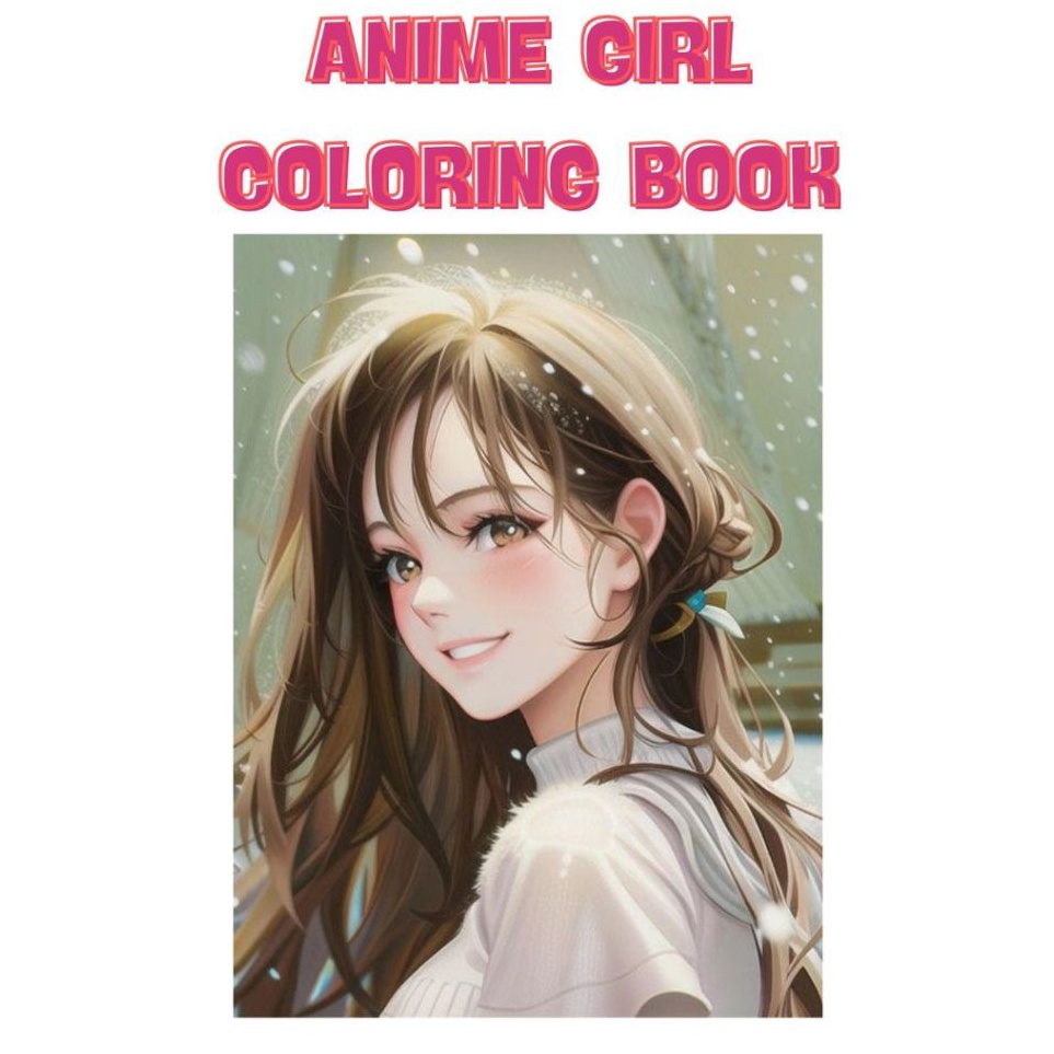 KODE P22S ANIME Coloring Book For Kids And Adult Sketsa Buku Mewarnai Menggambar Anak SD Remaja Kert