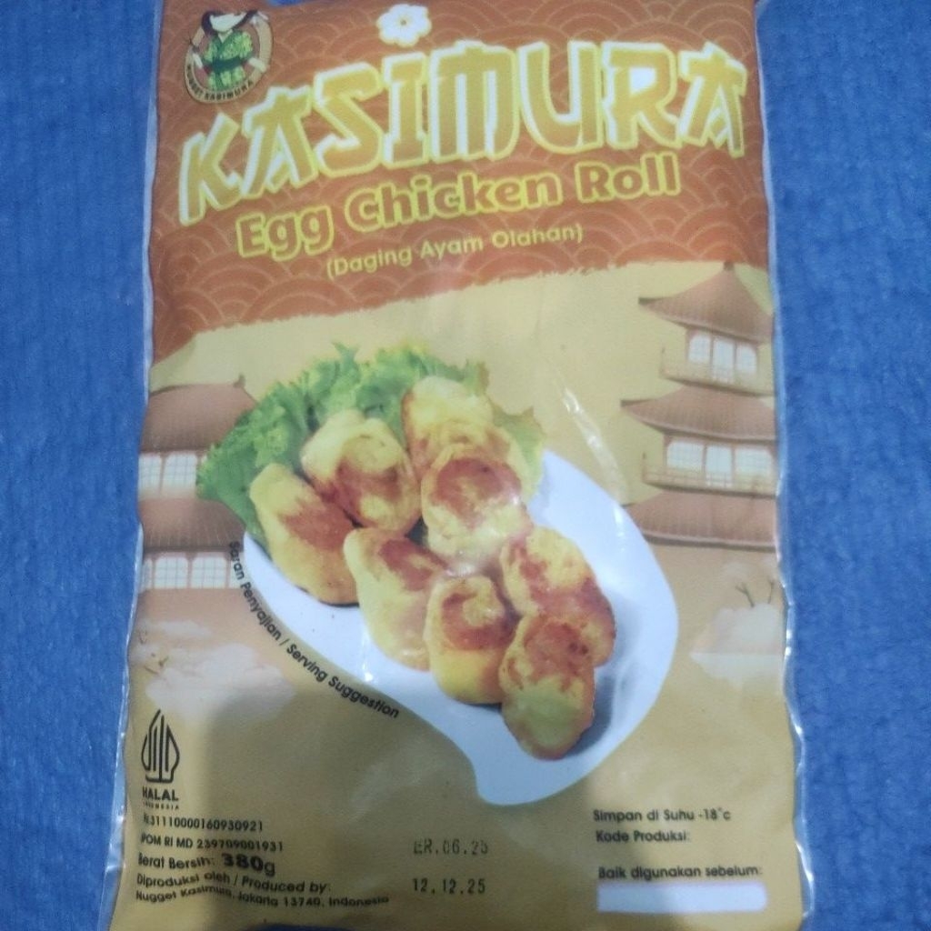 

Egg Chicken Roll kasimura potong isi 15 pcs