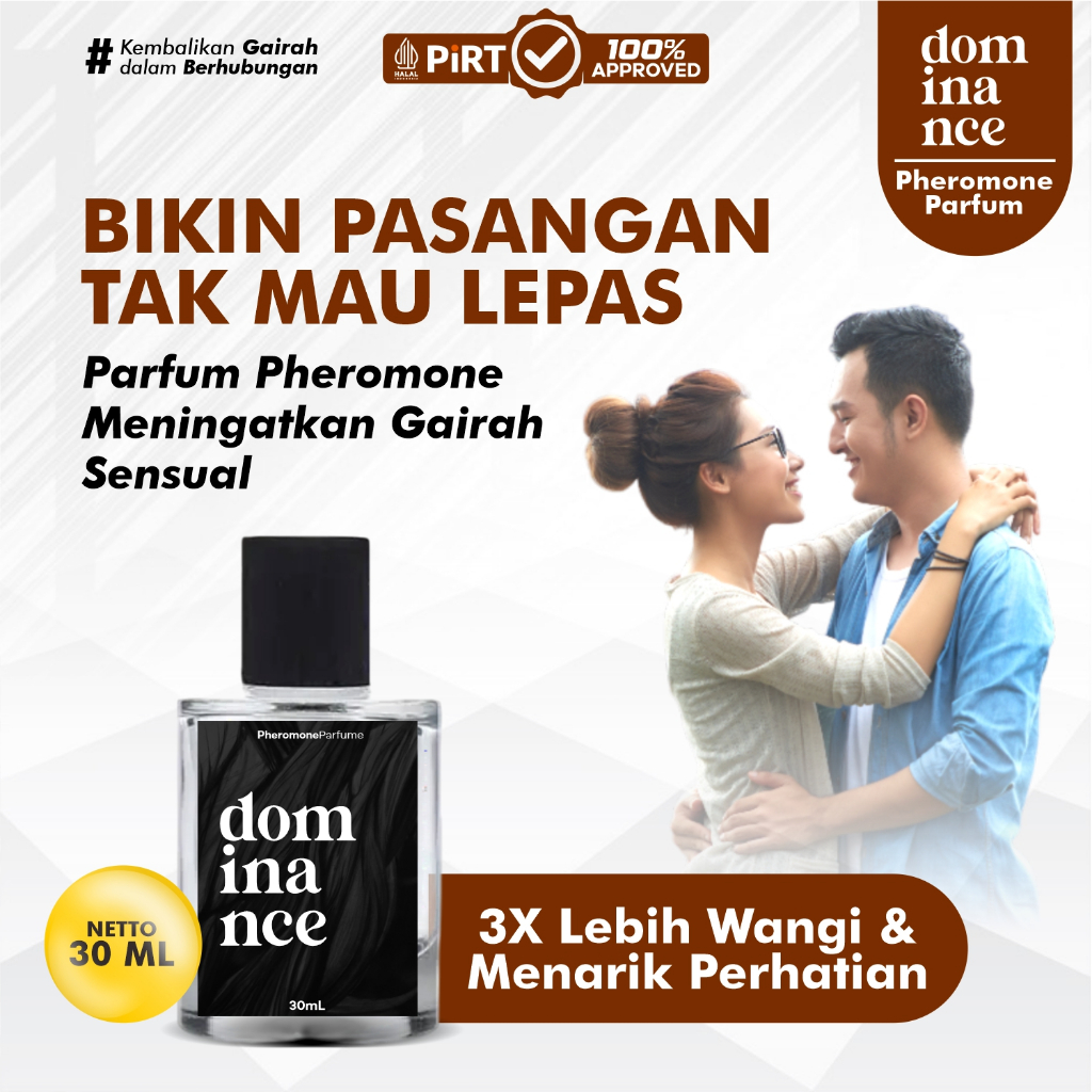 DOMINANCE Pheromone Parfume Parfum Pemikat Wanita Parfum Pria Tahan Lama Wangi Maskulin
