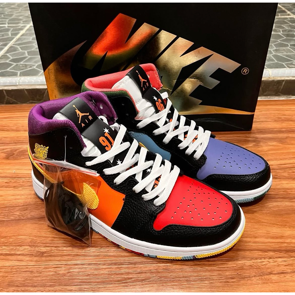 NEW Nike Air Jordan 1 Mid Multicolor Candy