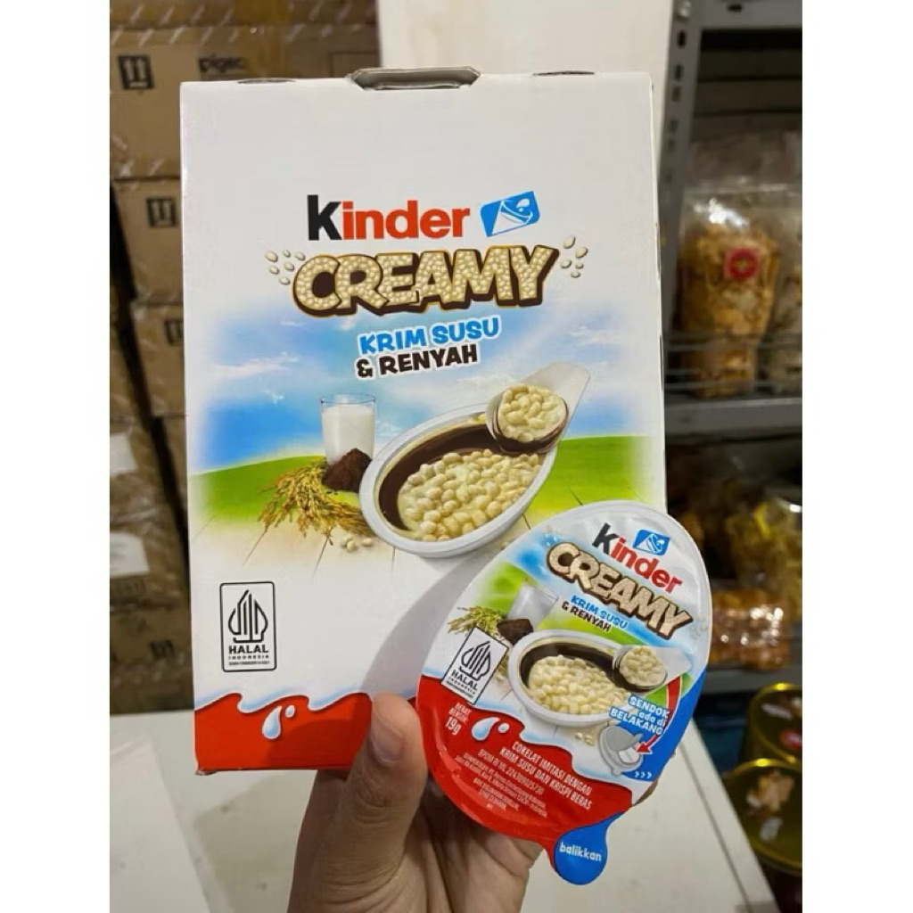 

KINDER CREAMY ISI 12 BOX EXP 11/25