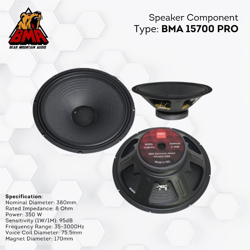 Speaker 15700 Pro BMA / Speaker 15in / Speaker BMA
