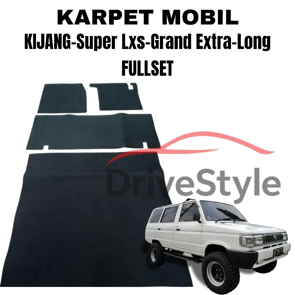 Karpet Mobil Kijang Grand Extra /kijang super/Kijang Long Fullset
