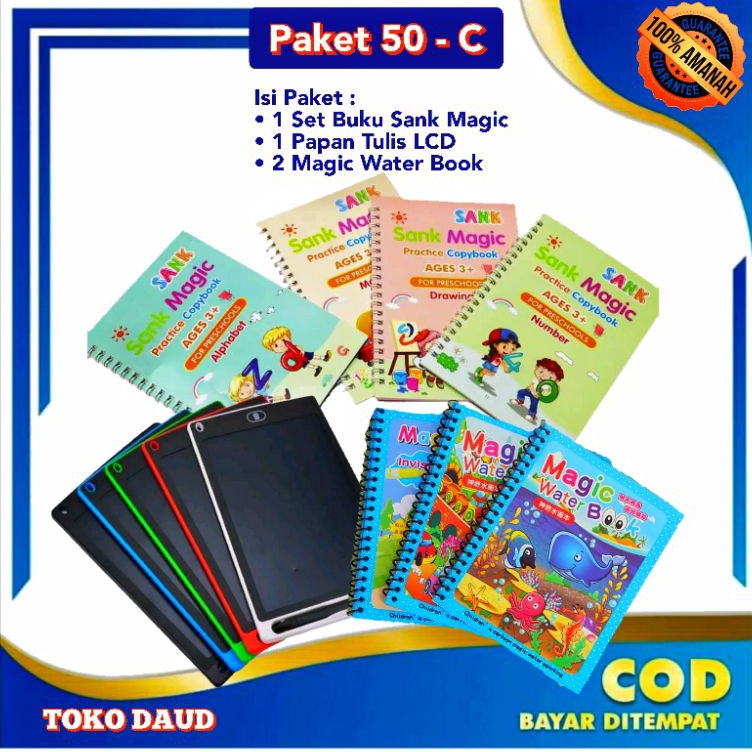 

KODE W26C Buku Sank Magic Buku Belajar Menulis Menggambar Anak PAUD TKBuku Viral