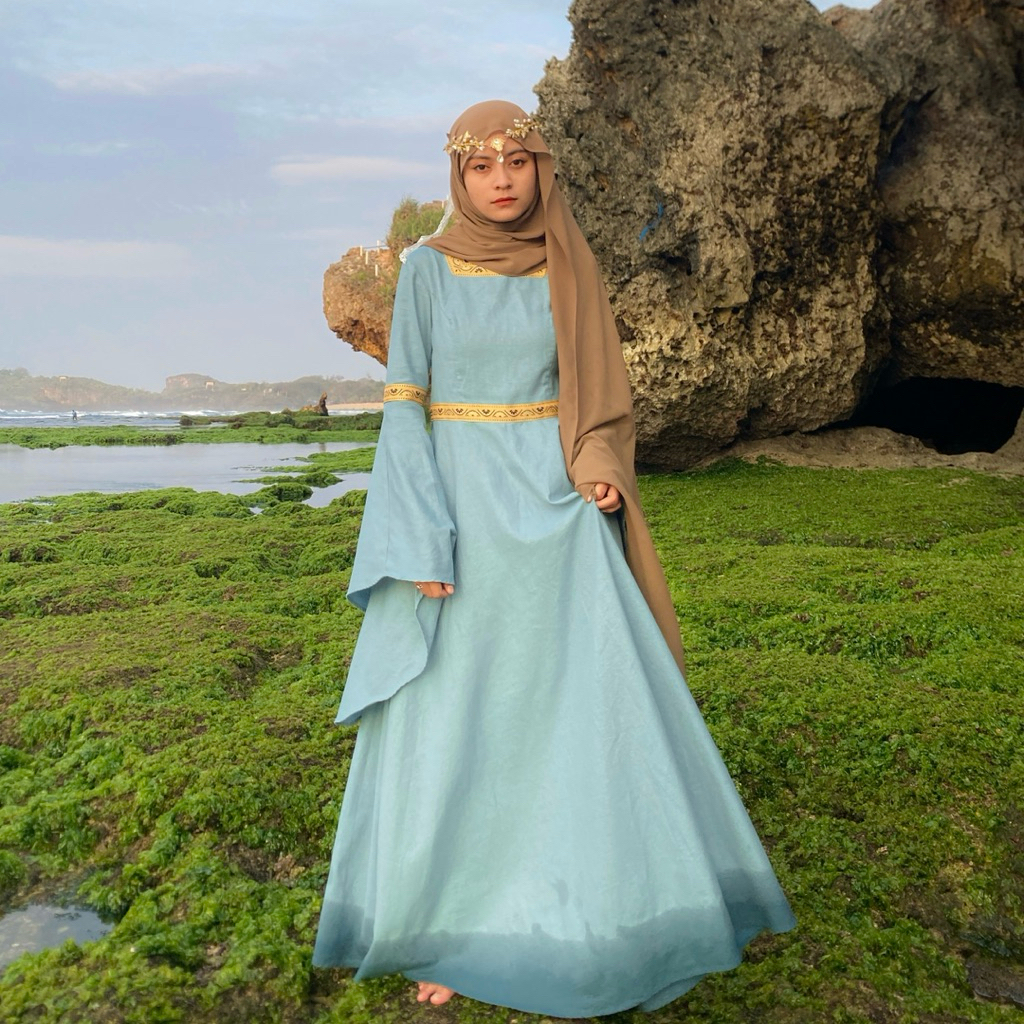 Herluin Elf Dress  | Saldaysia | Dress Vintage Fantasy Medieval