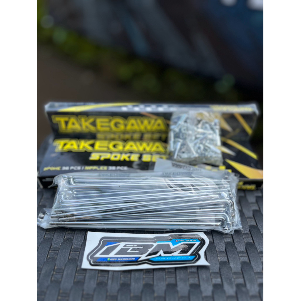 JARI JARI TAKEGAWA 154 164 CROME PNP TROMOL BELAKANG RX KING DEPAN VEGA JUPITER GL MEGAPRO,RUJI TAKE