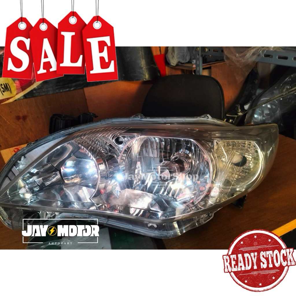 Lampu Depan Headlamp Lampu Utama Mobil Corolla Altis Tahun 2008-2012 Kiri Original