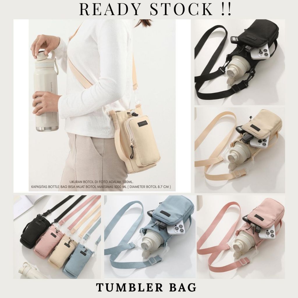 Tumbler Bag / tas tumbler / tas slempang TIDAK TERMASUK BOTOL / Tas Botol Tumbler