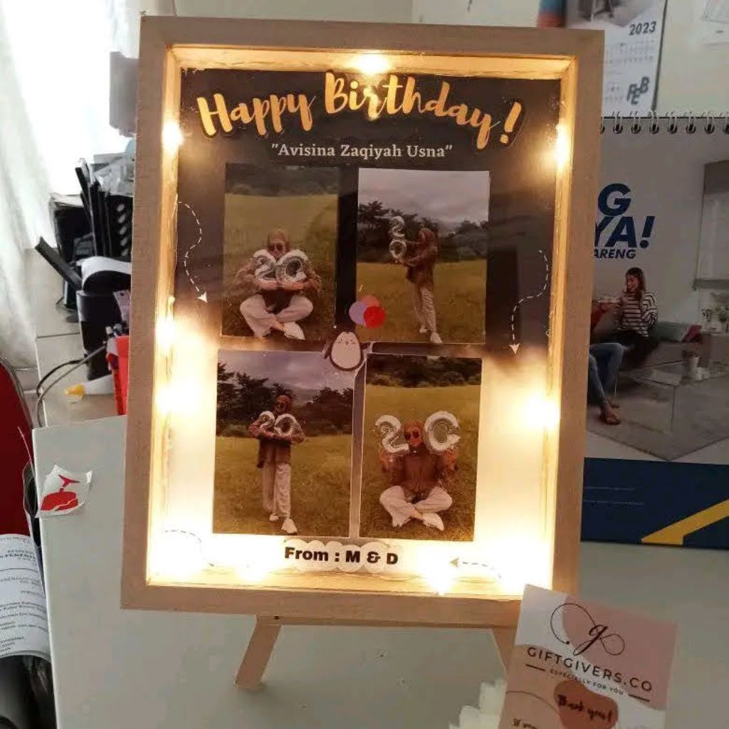 FRAME POLAROID BLACK WHITE, FRAME SPOTIFY, FRAME KADO ULTAH, KADO PERPISAHAN, KADO KENANG KENANGAN, 