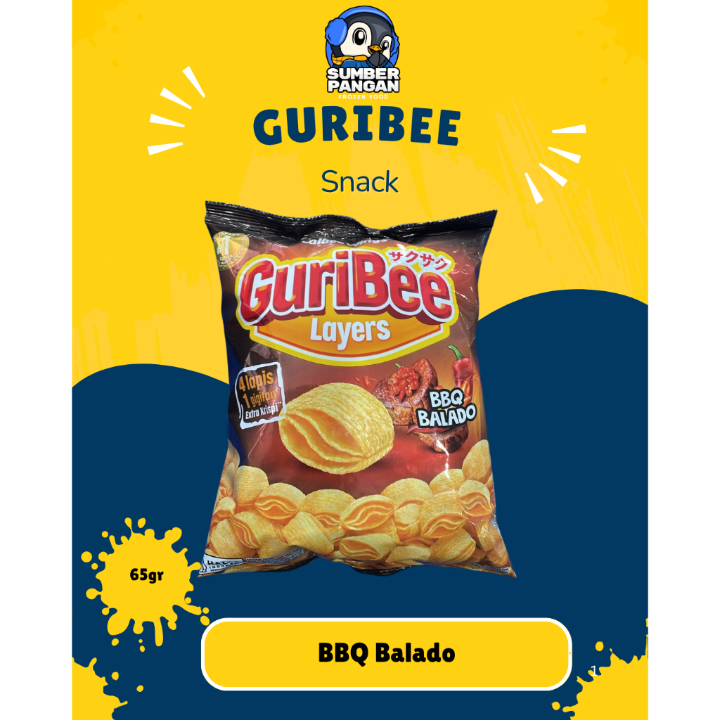 

Guribee BBQ Balado 65gr (Snack)