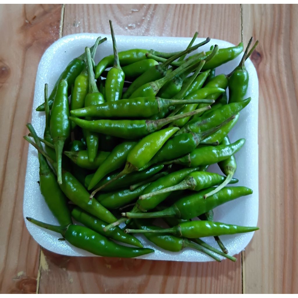 

Cabai rawit hijau(100gr)