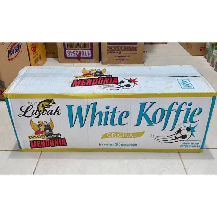 

Kopi Luwak White Koffie Original 1 Dus Isi 12 Renteng Exp 2026