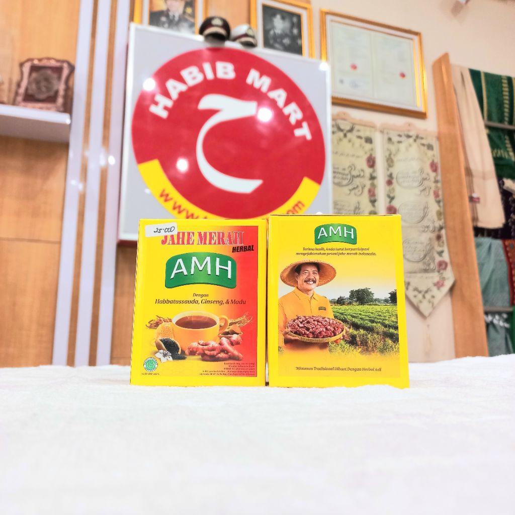 

AMH Jahe Merah Herbal 12 Sachet – Dengan Habbatussauda, Ginseng & Madu – Minuman Sehat Penghangat Tubuh