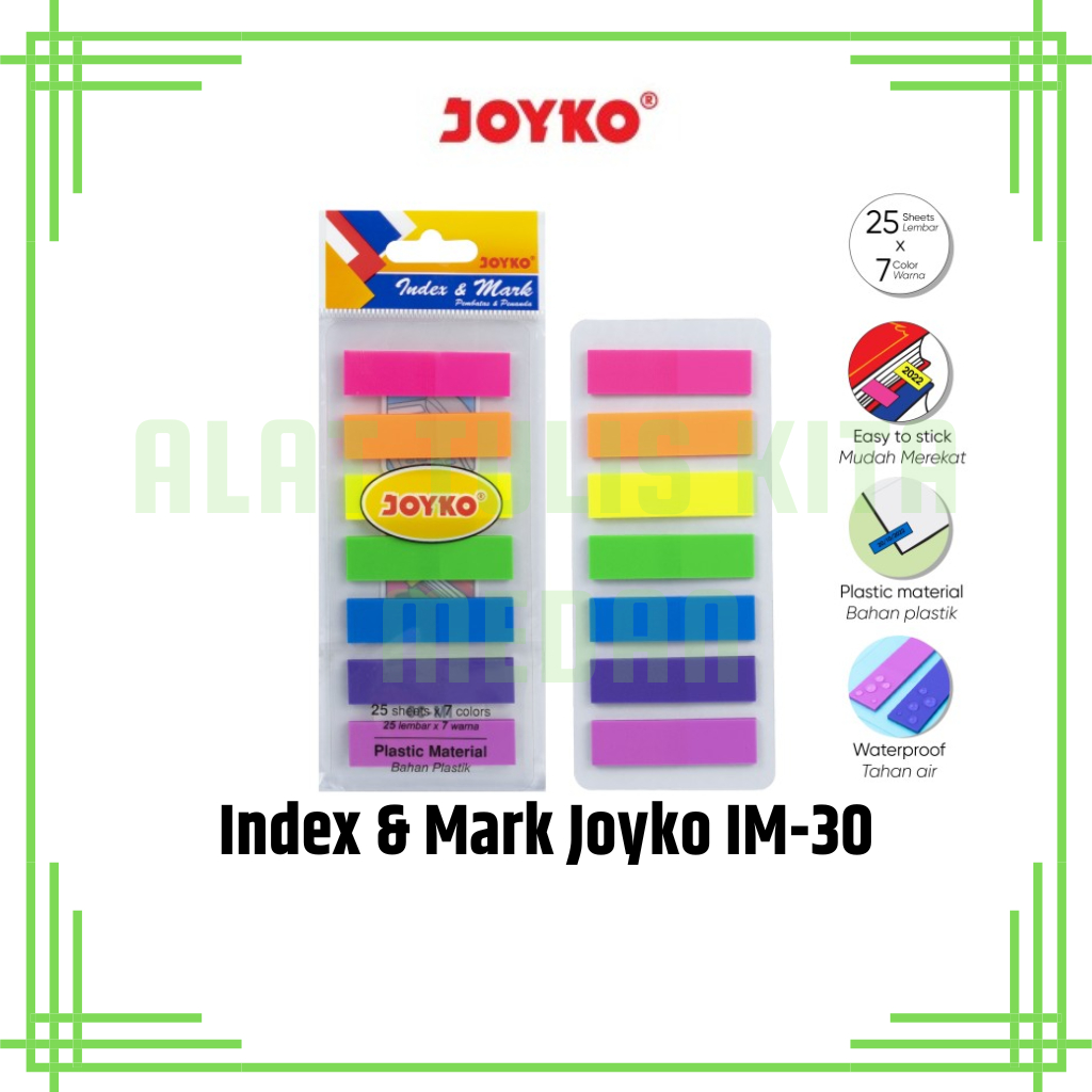 

(1 Pcs) Memo Sticky Note Joyko IM-30 / Index & Mark / Pembatas Penanda Joyko IM-30