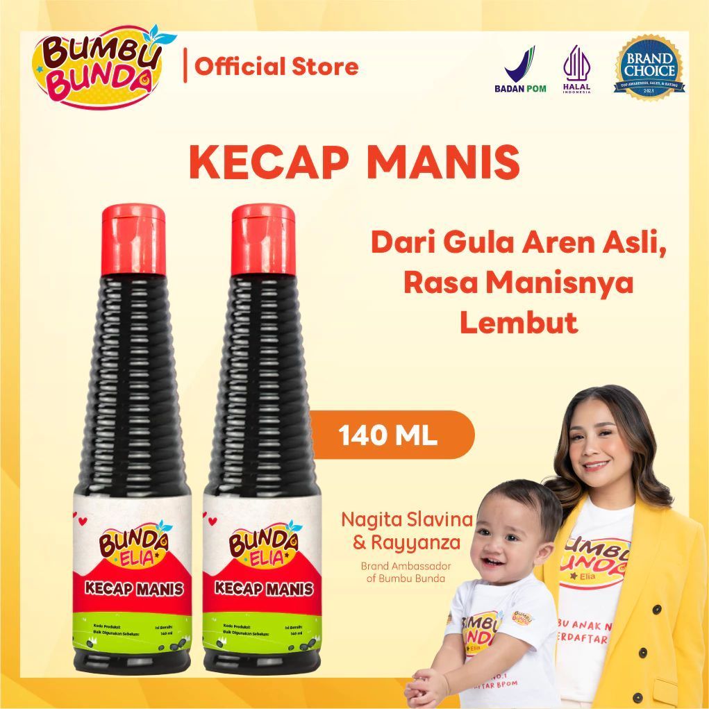 

BUMBU BUNDA ELIA TEPUNG BUMBU SERBAGUNA / TEPUNG CRISPY TANPA PENGAWET 150 g / KECAP MANIS NON MSG / KECAP ANAK / KECAP MANIS HALAL 140ml