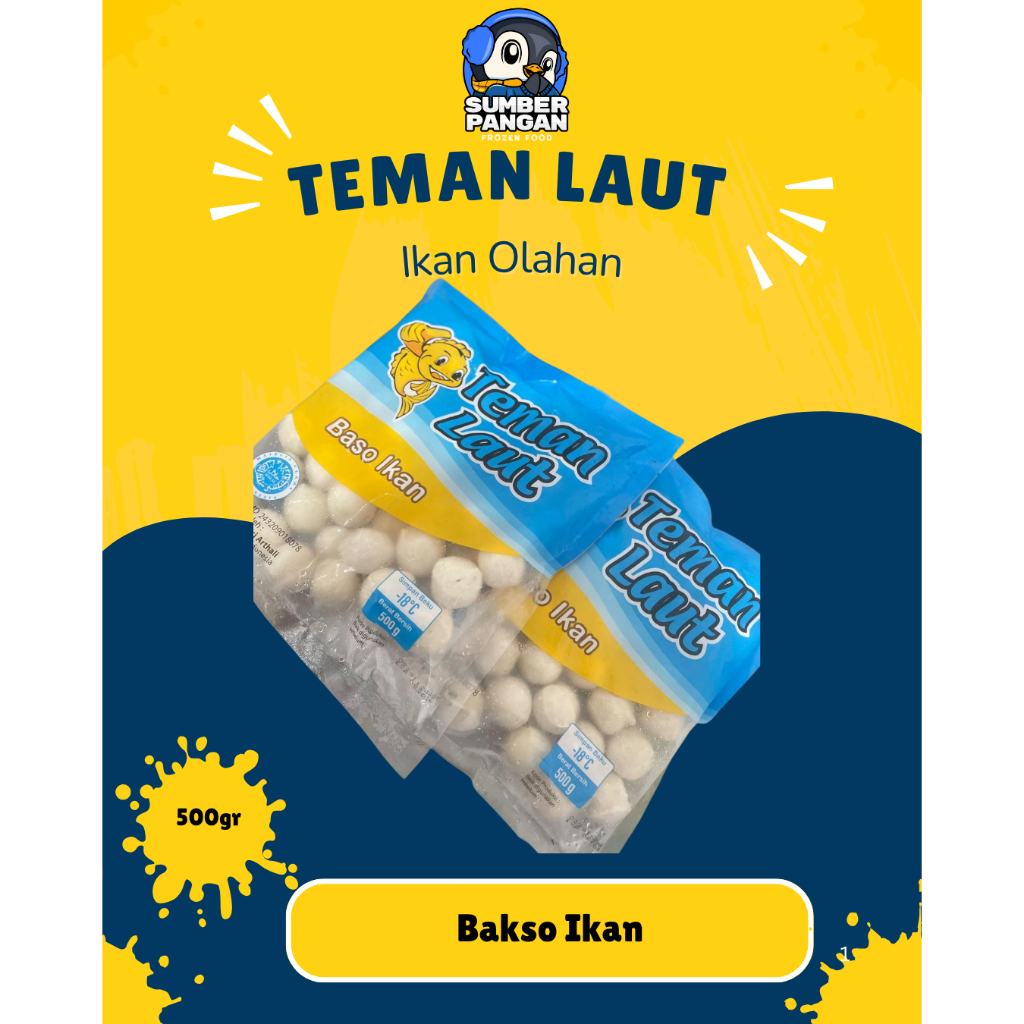 

Teman laut ikan olahan (bakso ikan) 500gr