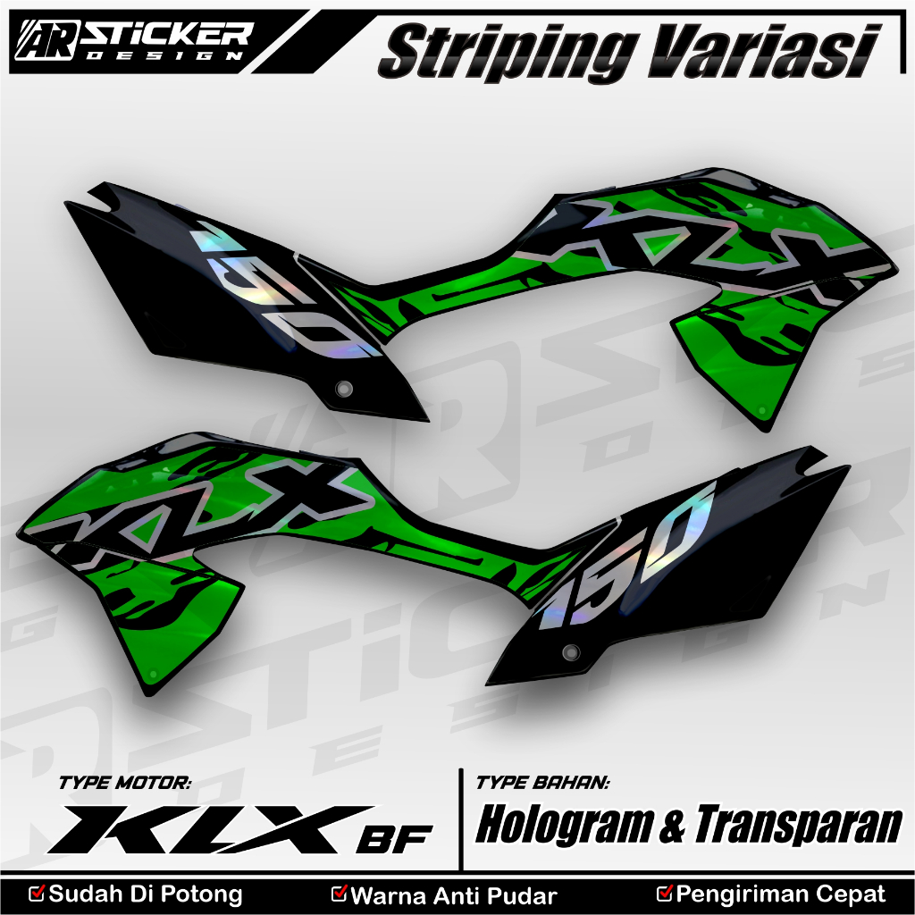 Stiker Striping KLX BF Hologram Sticker KLX 150 BF G SE ARStore 02