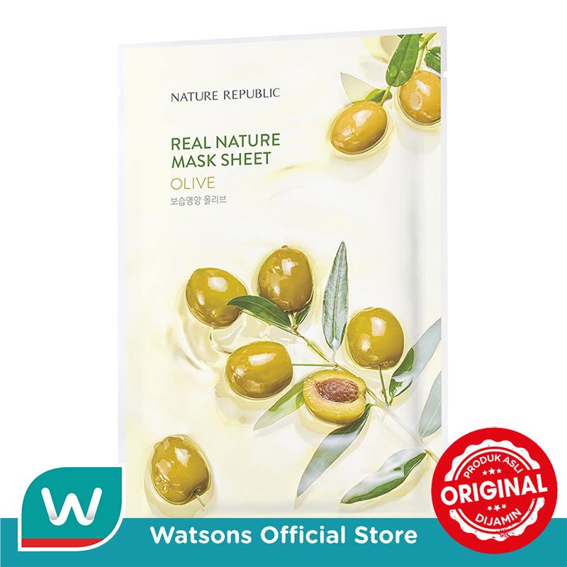 Nature Republic Real Nature Olive Mask Sheet 23ml