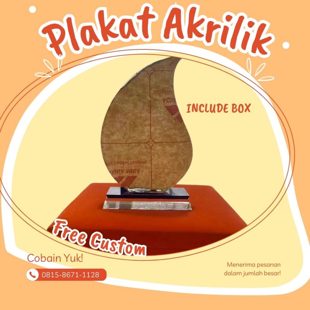 PLAKAT AKRILIK / PLAKAT CUSTOM (INCLUDE BOX)