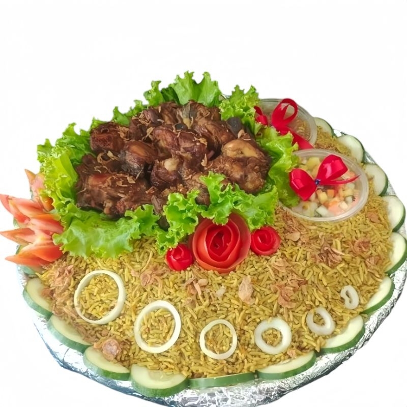 

Nasi Kebuli / Nasi Kebuli Kambing / Nasi Kebuli 10 Porsi