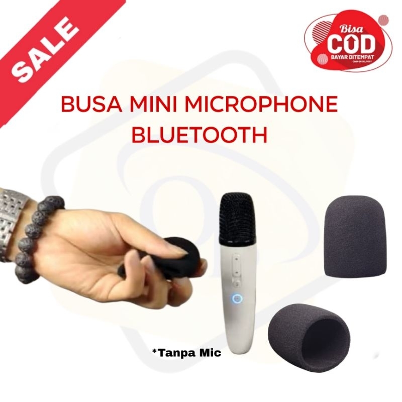 Spon mini mic karaoke Bluetooth - Busa mic microphone karaoke mini kecil small