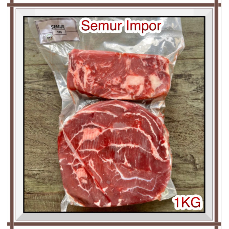 

Daging Sapi Semur Lokal / Impor Fresh / Frozen 1 KG