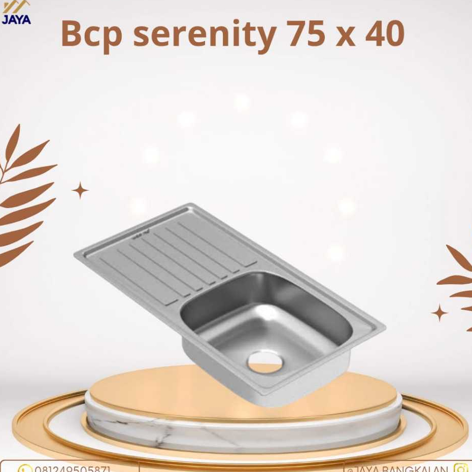 KITCHEN SINK 75 X 40 SERENITY