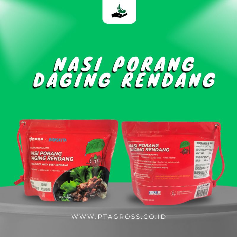 

Nasi Porang Daging Rendang 90g