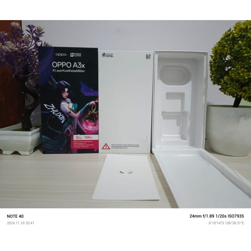 

KARDUS BOX HP OPPO A3X MOBILE LEGENG ORIGINAL