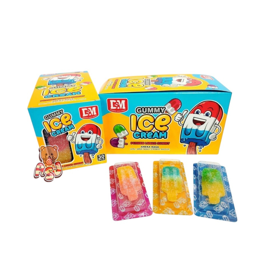 

DSM PERMEN ICE CREAM GUMMY BOX ISI 30