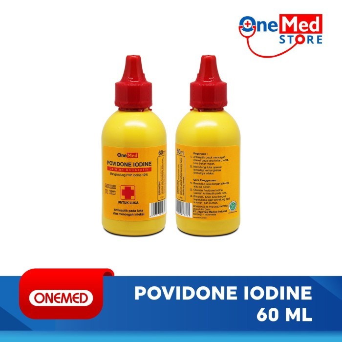 Povidone Iodine Betadine OneMed Botol / Antiseptik & Disinfektan