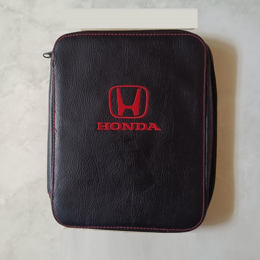 Tas Original Honda Bahan Kulit Tas Buku Manual Buku Service Panduan Mobil
