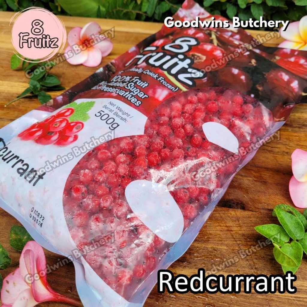 

Frozen fruit IQF REDCURRANT 8Fruitz | buah beku import 8 Fruitz RED CURRANT 500g