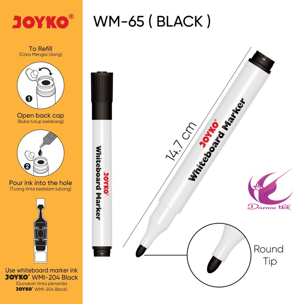 

Joyko Spidol WhiteBoard & Refillable WM-65
