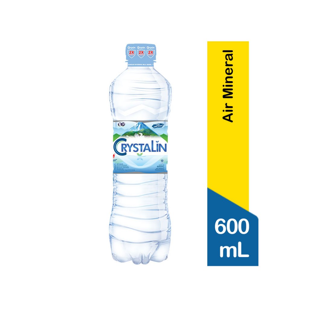 

Air Mineral Crystalin 600 ML 1 Dus Isi 24 Pcs