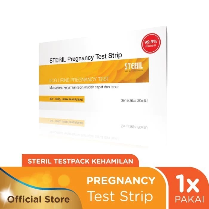 STERIL - Test Pack Strip Alat Uji Kehamilan - 1 Pcs (Test Kit / Testpek) TEST PACK