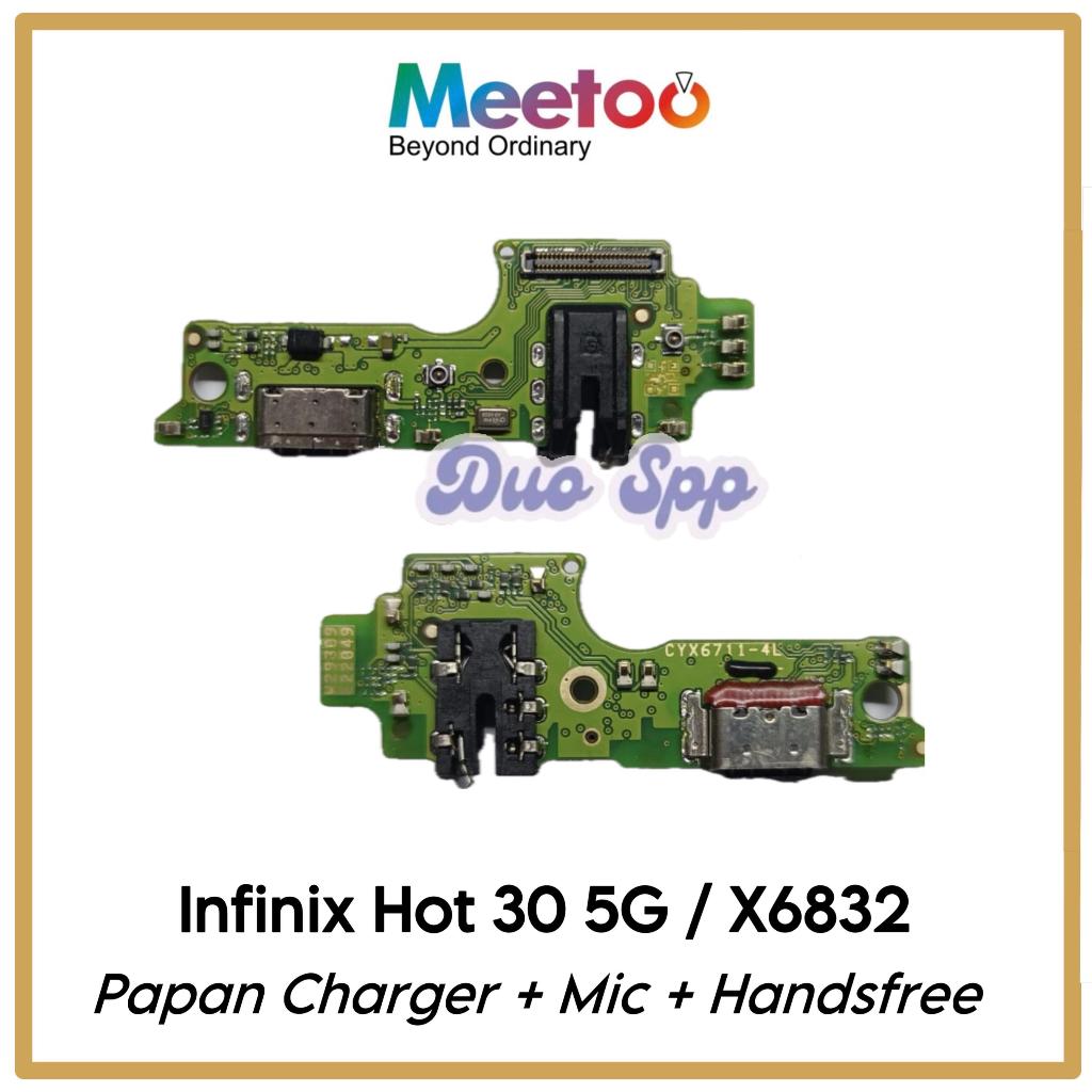 Papan Konektor PCB Charger Mic + Handsfree Infinix Hot 30 5G / X6832 - Flexible Flexibel Fleksibel F