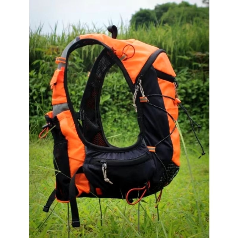 Tas Hydropack Tas Trail Running Adventure Hiking Cycling Tas Water Bladder 8 Liter Seri Blacan SHELT